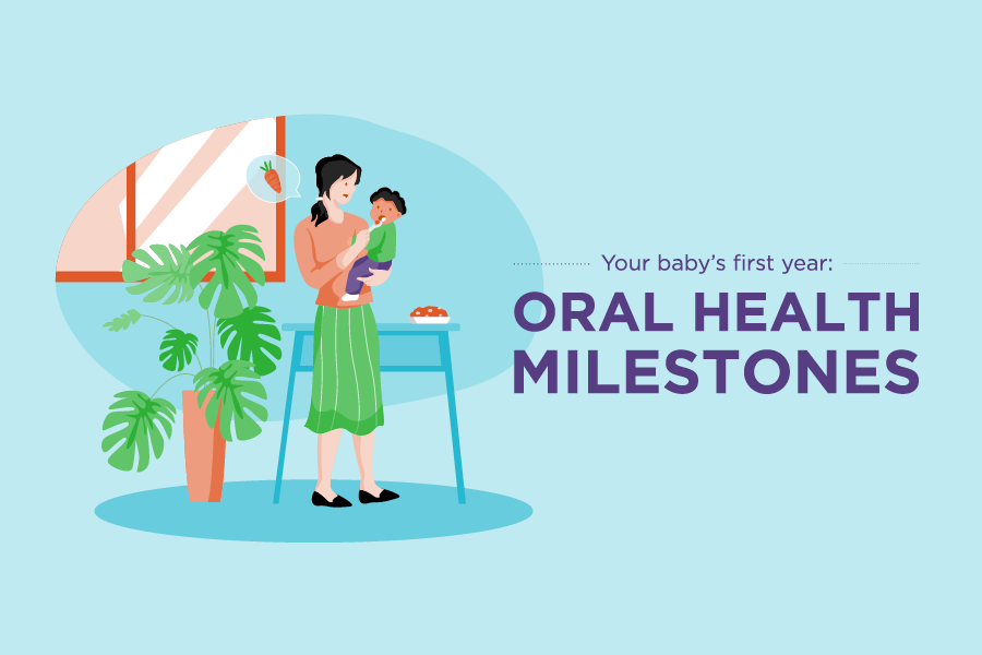 In the first year of life, your baby will have many milestones, including oral health milestones. Le