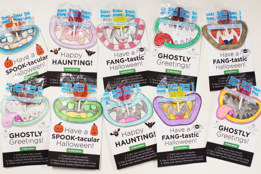 Our Monster Mouths Lollipop template is the perfect Halloween craft activity for a bit of quiet time
