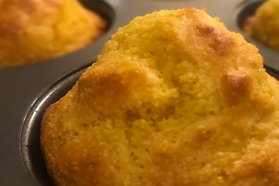 Healthy corn muffins