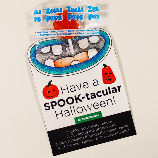 Our Monster Mouths Lollipop template is the perfect Halloween craft activity for a bit of quiet time