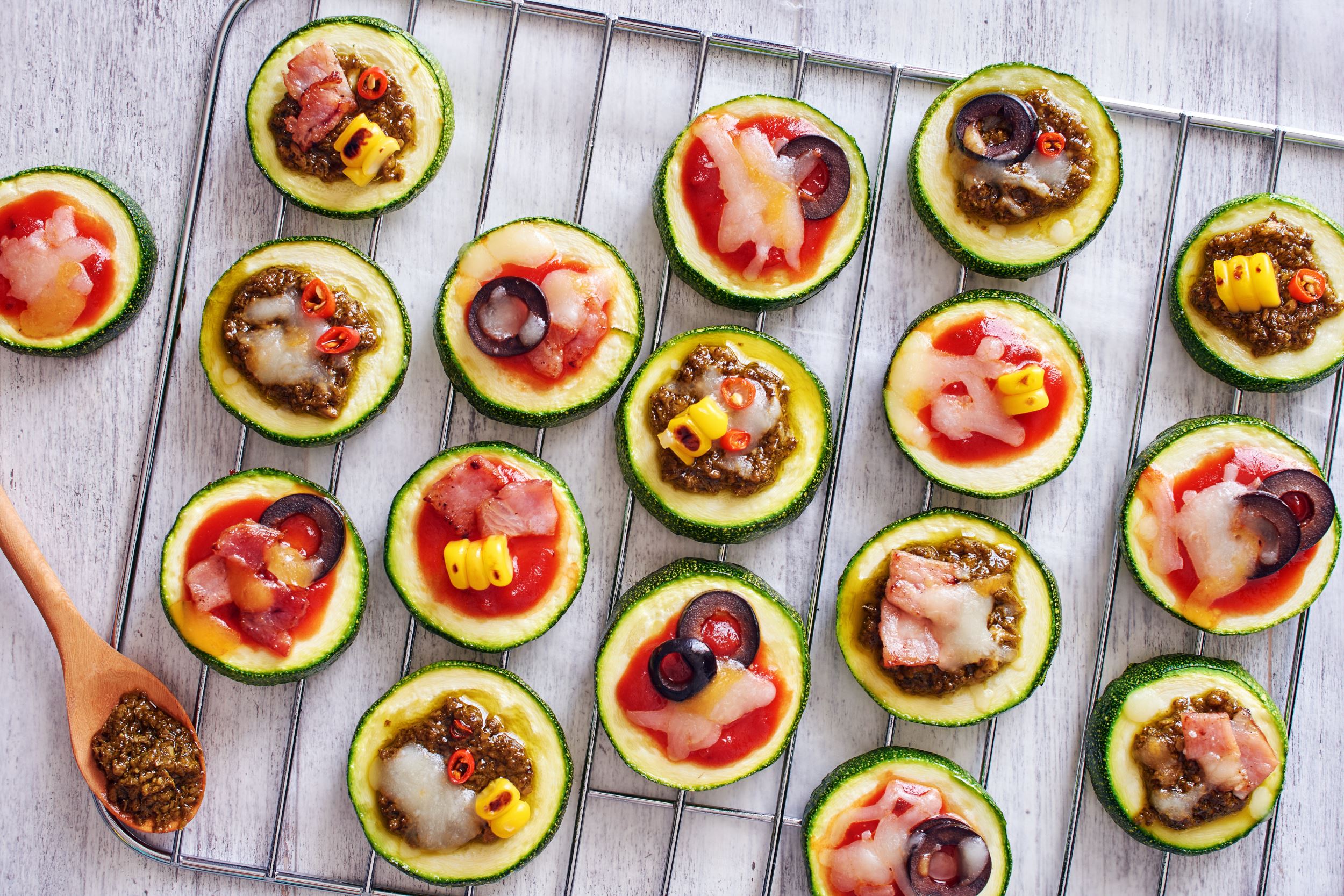 Zucchini Pizza Bites