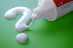 toothpaste question mark
