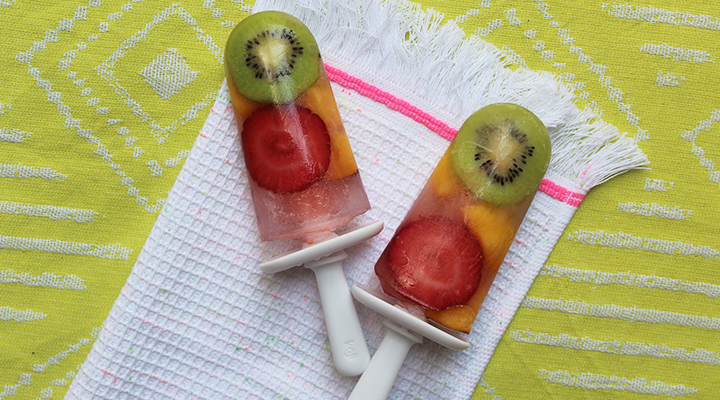 fruit infused water pop