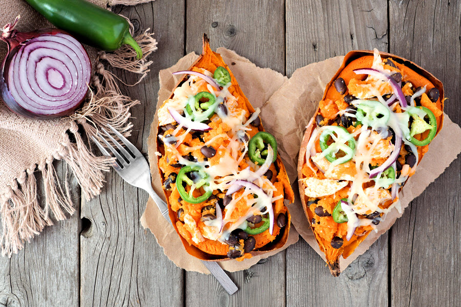 Southwest sweet potatoes