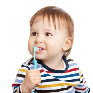 Brushing teeth is fun
