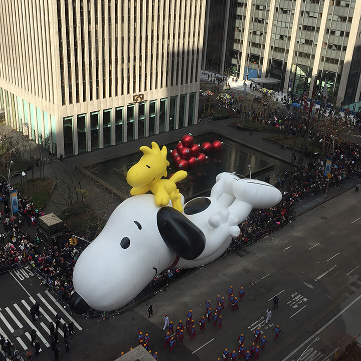 We love the balloons featured in Macy's Thanksgiving Day Parade!
