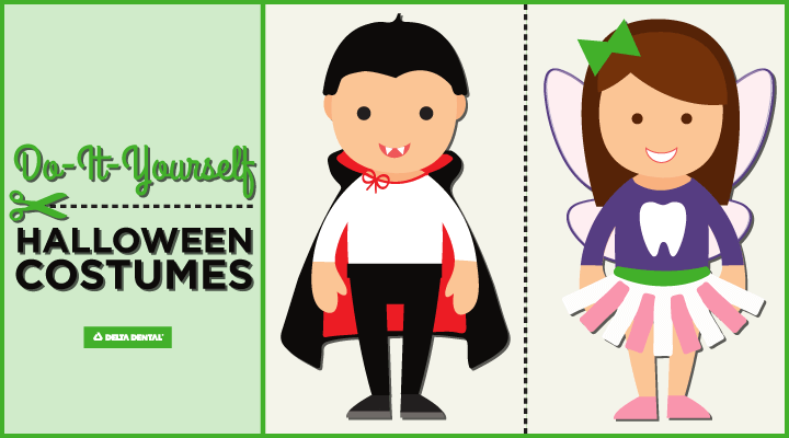 Feeling crafty this Halloween? Try your hand at these tooth-friendly costumes!