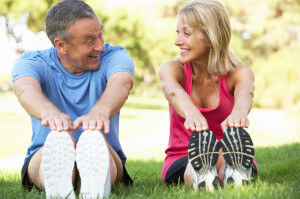 Staying fit and active will keep you looking younger - longer.